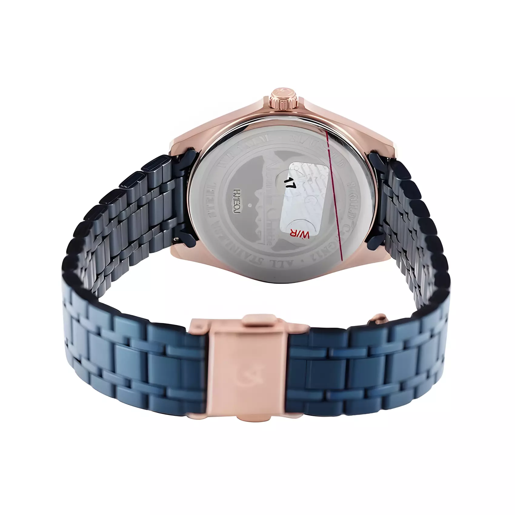 Alexandre Christie - Jam Tangan Analog Wanita - Blue Rose Gold - Stainless Steel - 8661 LDBURBU