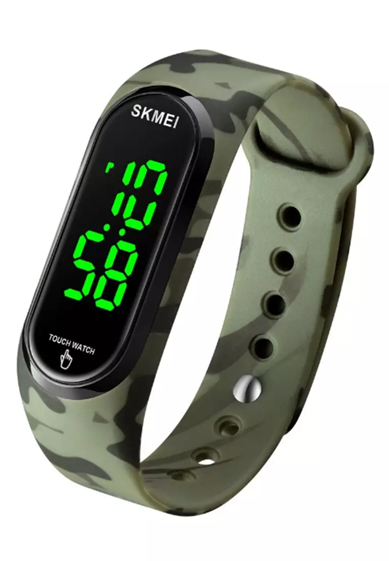 Jam Tangan Digital Pria Waterproof Many Function Strap Tali Material PU Silicone GN88 ORIGINAL