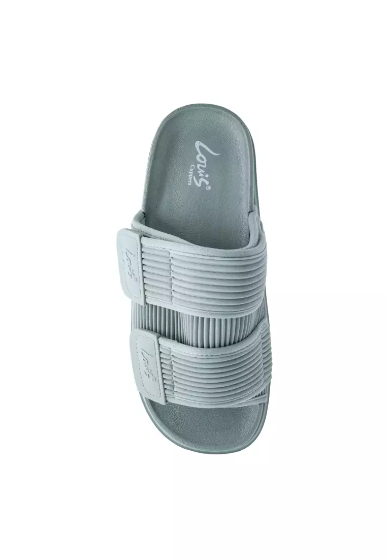 Men Slip On Faux Leather Classic Casual Sandals - 260141280