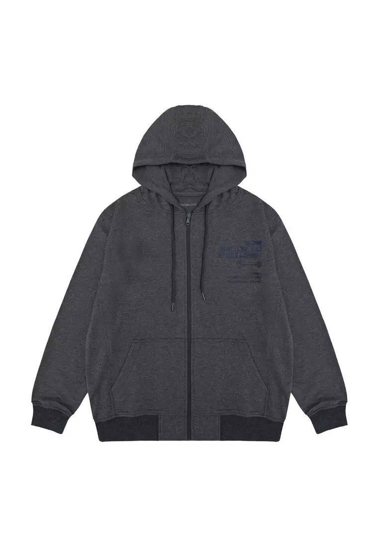 Greenlight Men's Jacket Zipper Hoodie Sweatshirt Regular Fit French Terry OL-C050225