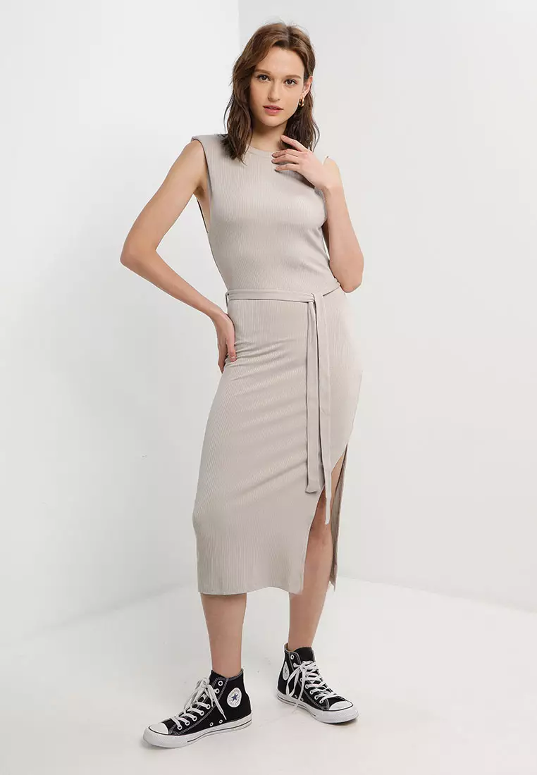 Topshop shop grey dress