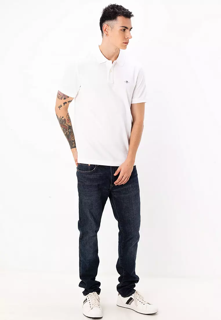 Regular Fit Shield Piqué Polo Shirt