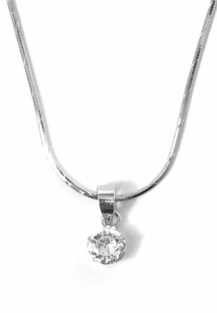 Kalung Perak Perhiasan Aksesoris Fashion Wanita Design Elegant - 45