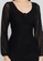 Hollister black Ruched Short Dress 03FBAAAEC63D16GS_3