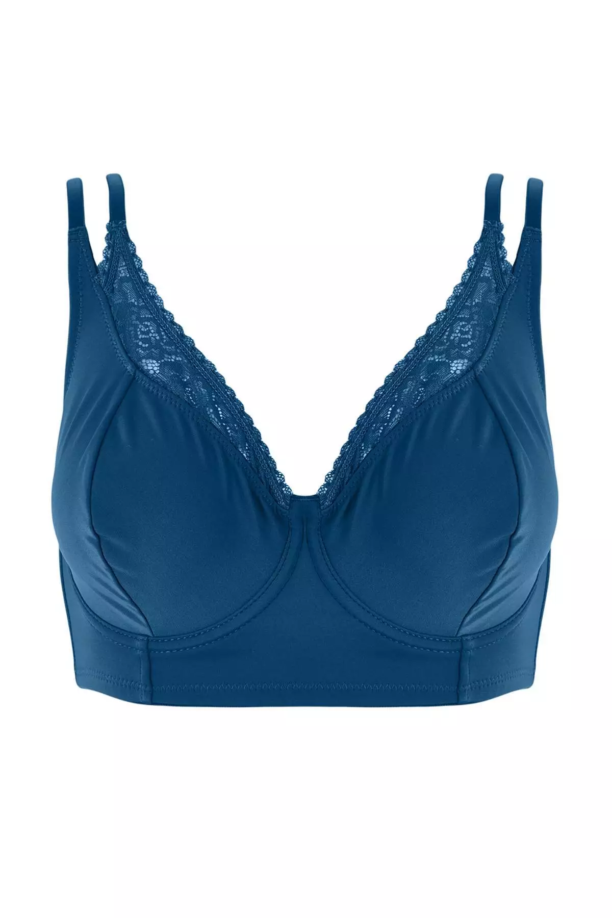 Petrol Lace Li Non-Padded Double Strap Wired Wide Agraf Closure Bra Tbbaw26Cw00001