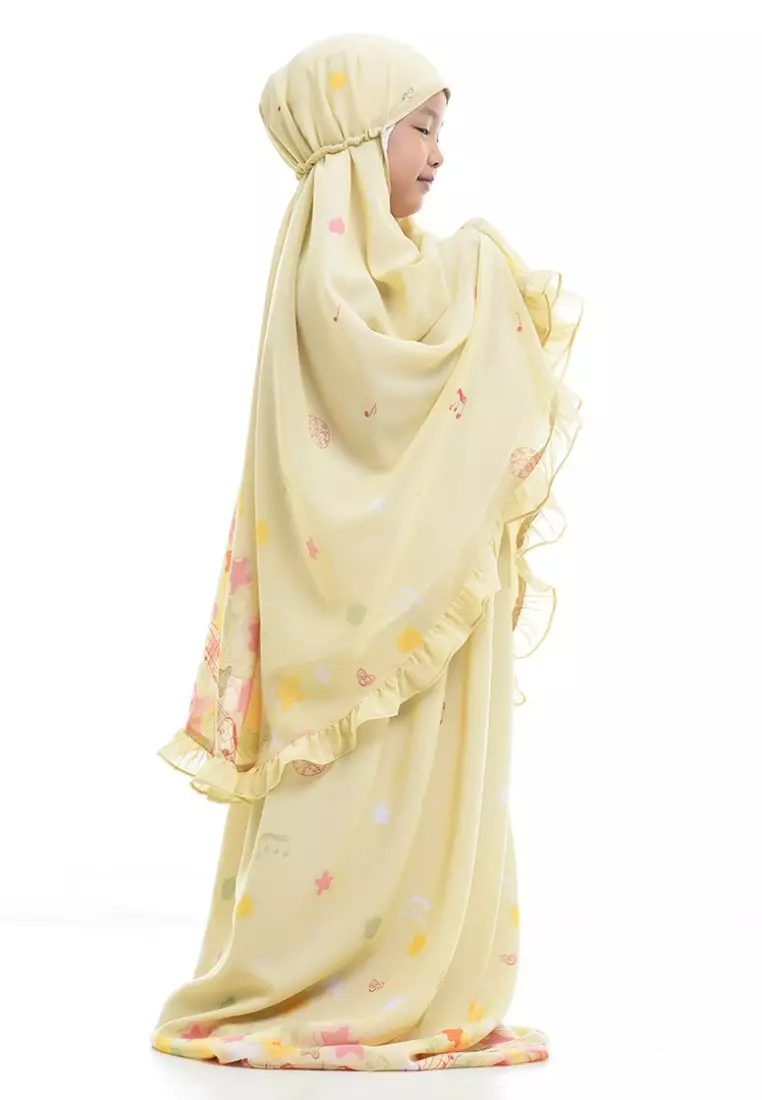 Rabbani - Mukena Anak Bani Batuta Munna Ilzin Exclusive Citrus