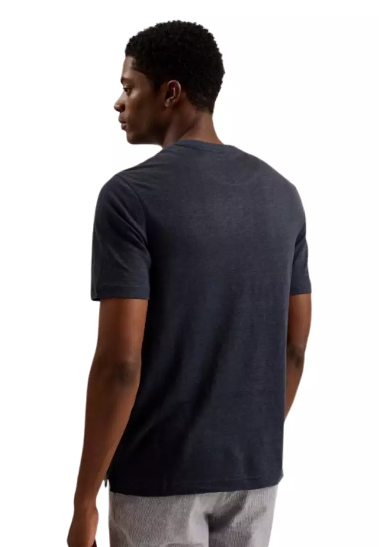 Buy TED BAKER Ted Baker SS Regular Linen T-Shirt 2025 Online | ZALORA