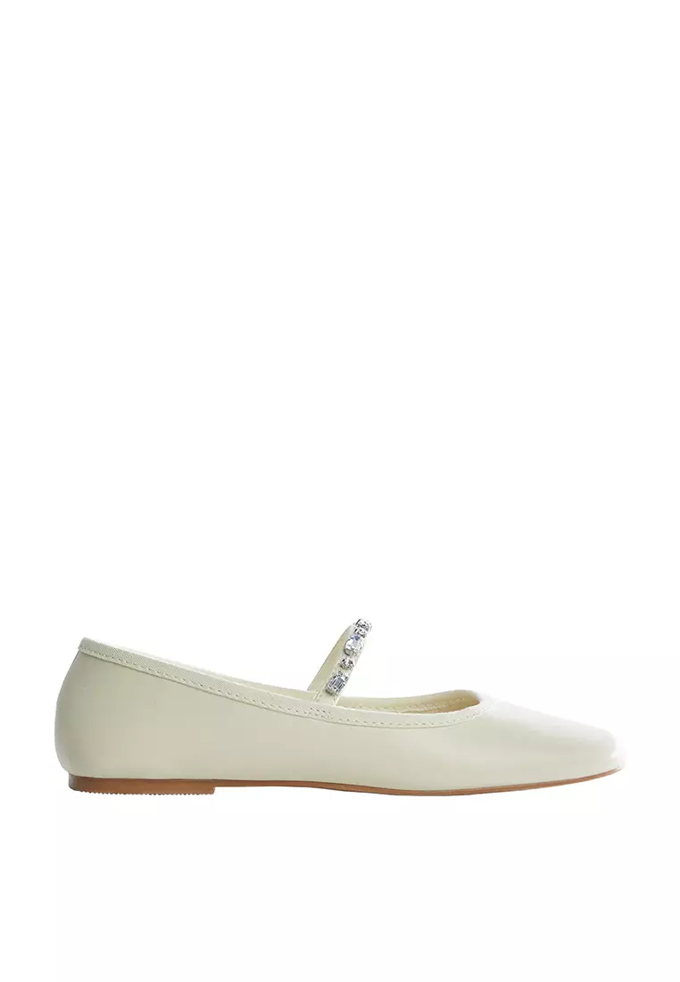 Discount on Mango Kids  shoes - SKU: Jewel Effect Ballerina Flats