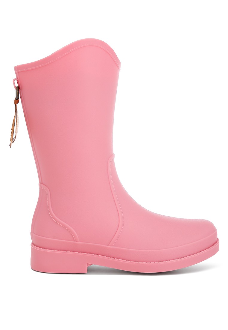 Pink Stylish High Rainboots