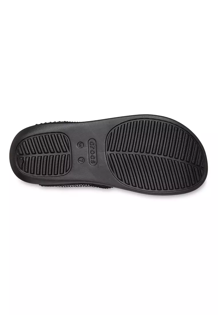 Crocs Women Getaway Gems Triangle Flip Black