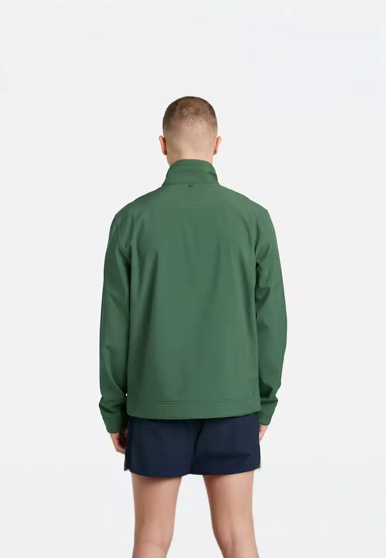 男款防風全拉鍊軟殼外套