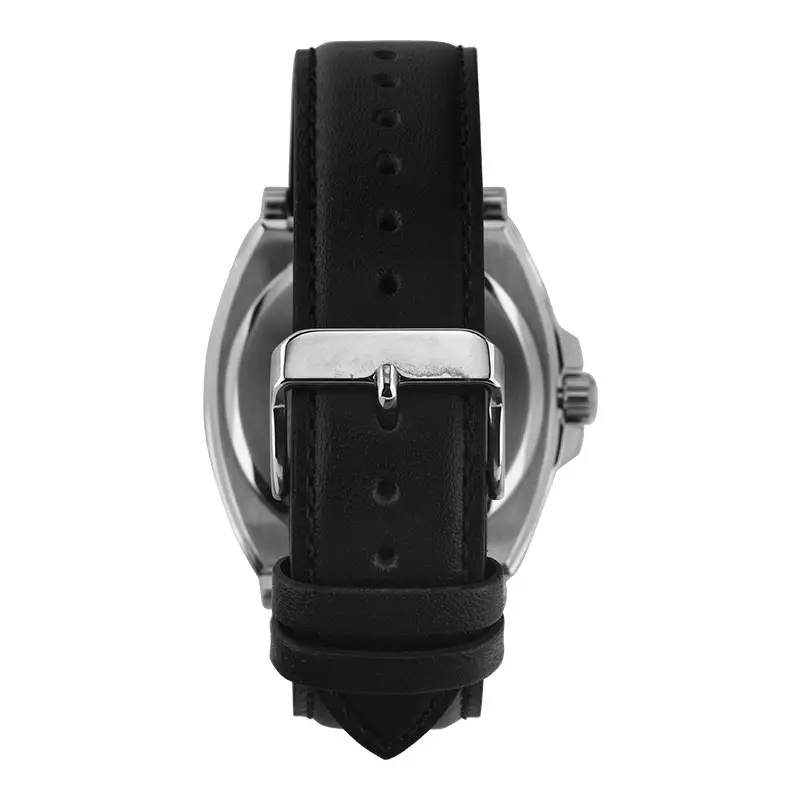 Jam Tangan Pria Casio General MTP-E730L-1AVDF Men Black Dial Black Leather Band