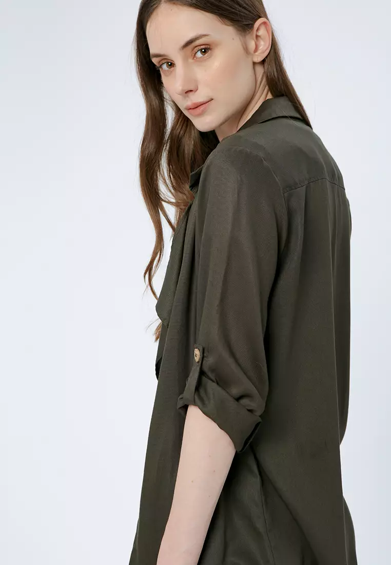 Karina Cardigan Military Olive