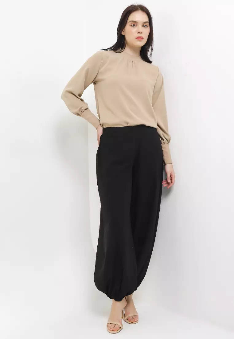 Chiffon Balloon Pants