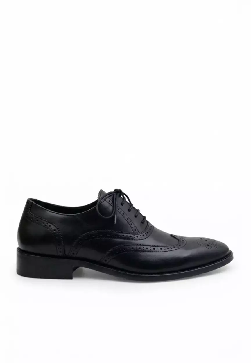 Diego Men Dress Oxford Shoes Derby Brogue Lace up Cow Leather