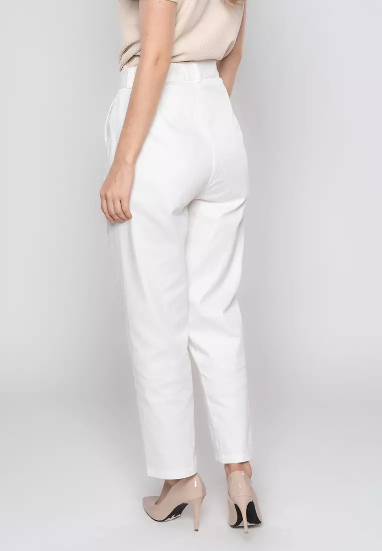 Crezelle Slim-Fit Pants with Pocket Detail