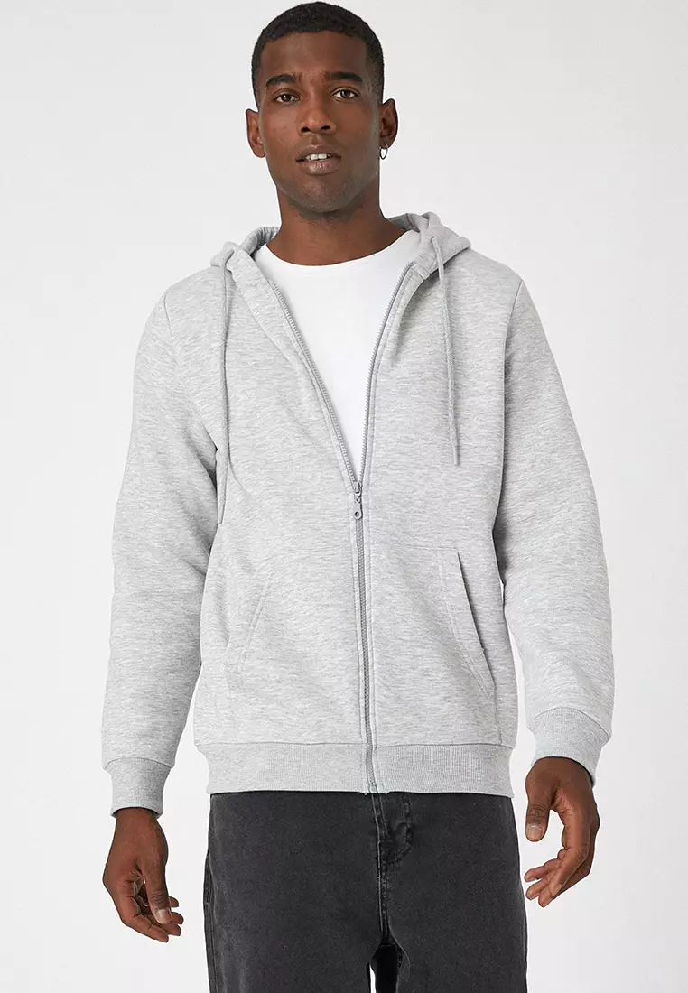 Front zip cheap hooded sweatshirts