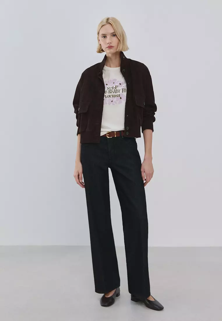 Printed Cotton-Blend T-Shirt