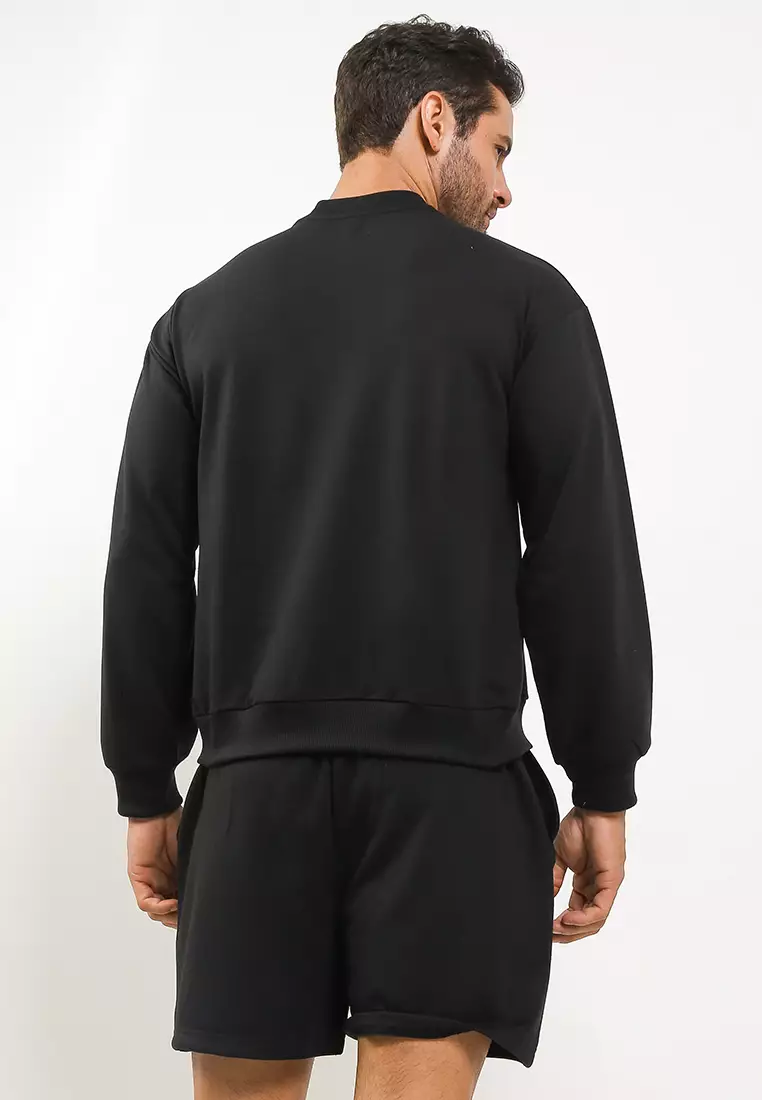 Long Sleeve Sweater Short Pants New York