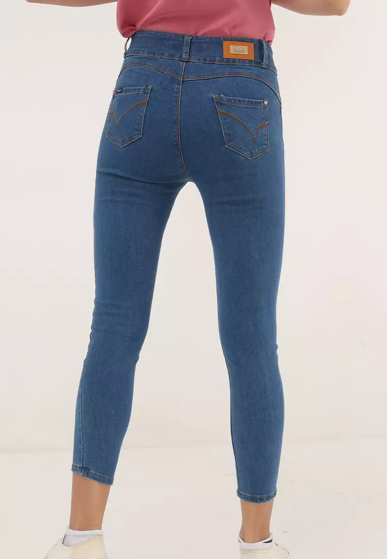 Denim High Waist Ladies Jeans