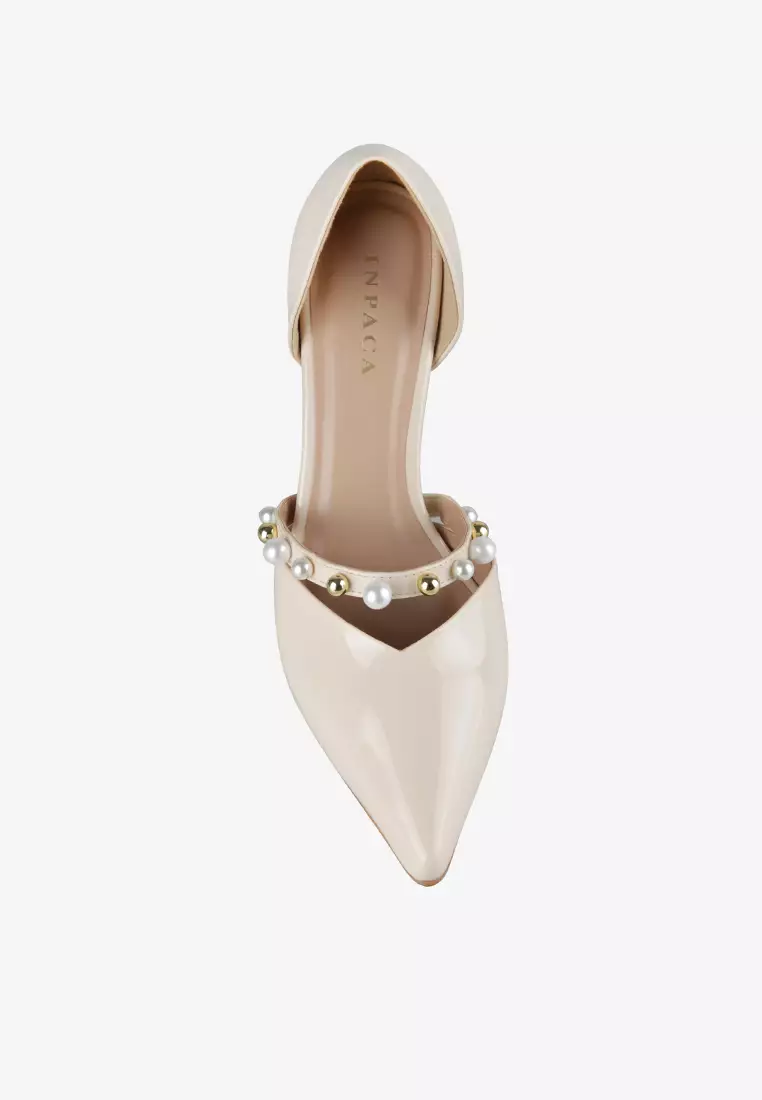 Kasia Pump Heels Stiletto with Pearls