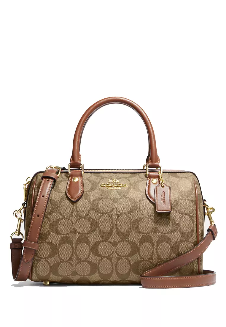 COACH Rowan Satchel In Signature Canvas