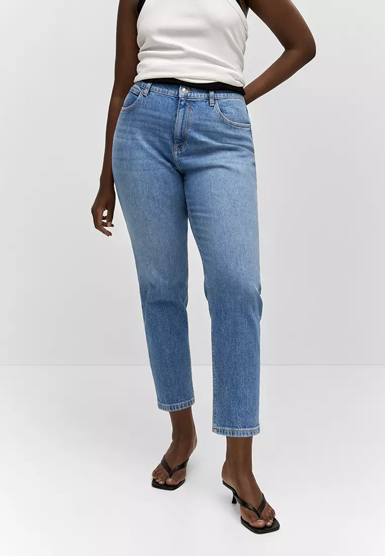 Mango Mom Comfort High-Rise Jeans 2024, Buy Mango Online