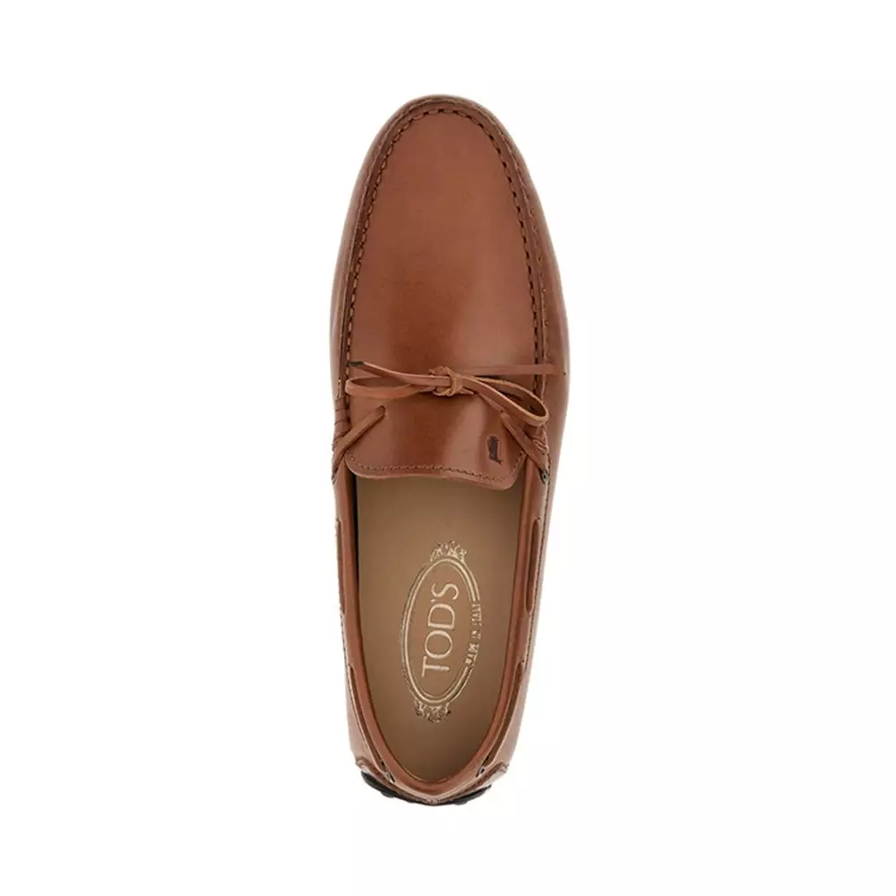 Jual TOD'S Tod's Bow Tie Brushed Leather Loafers Brown Original 2024 ...
