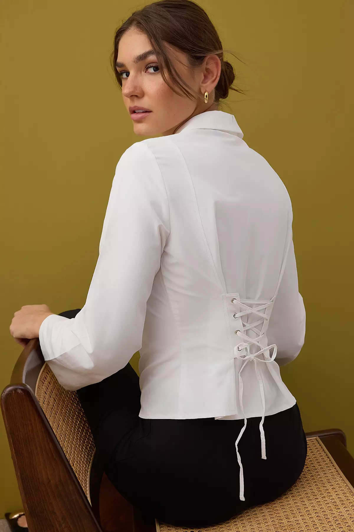 Corset Detailed Shirt