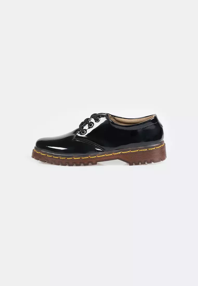 Seis Vidi Sepatu Docmart Wanita Series-BLACK