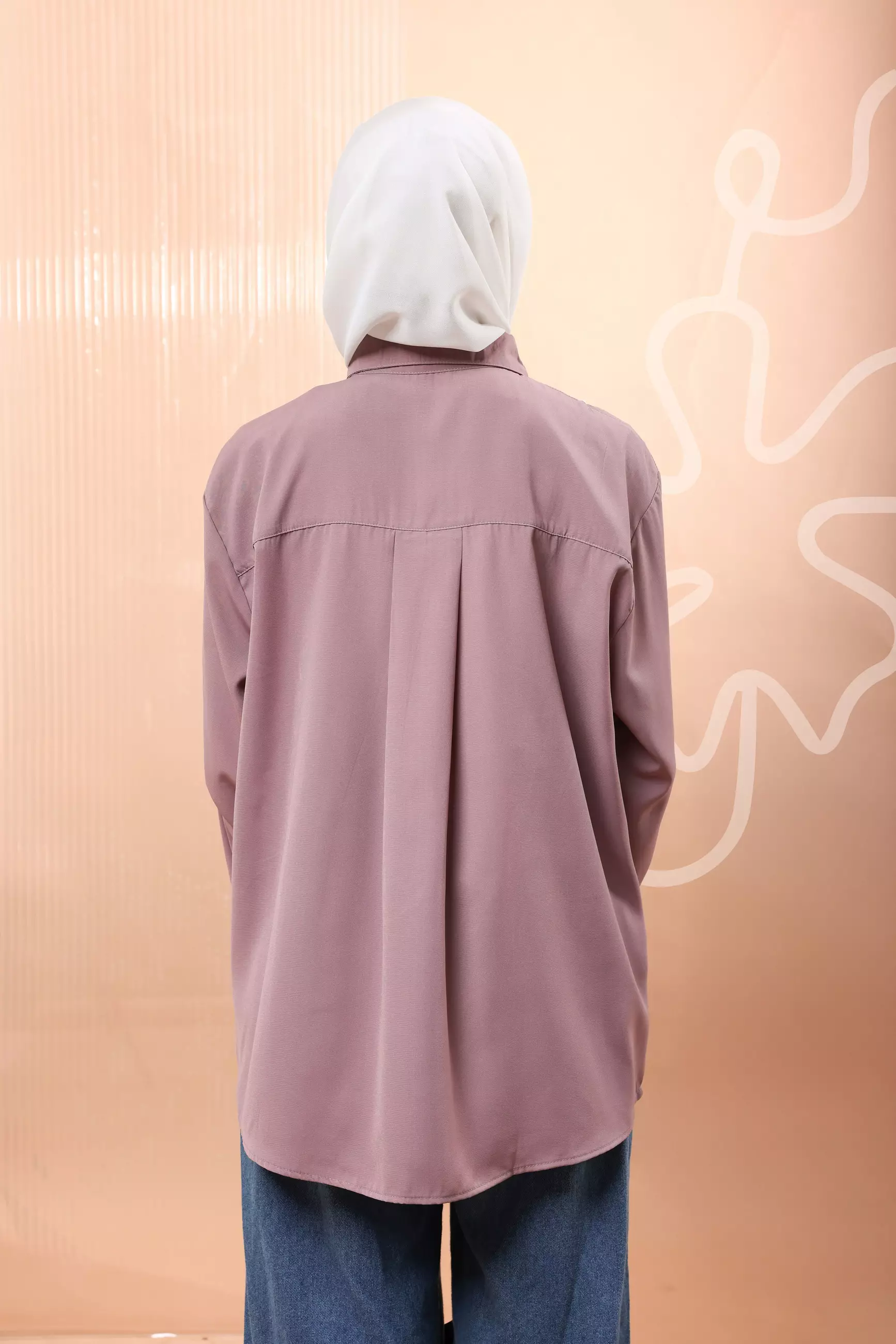 ZM Zaskia Mecca - Camira Berry Blouse Kemeja Wanita - Daily