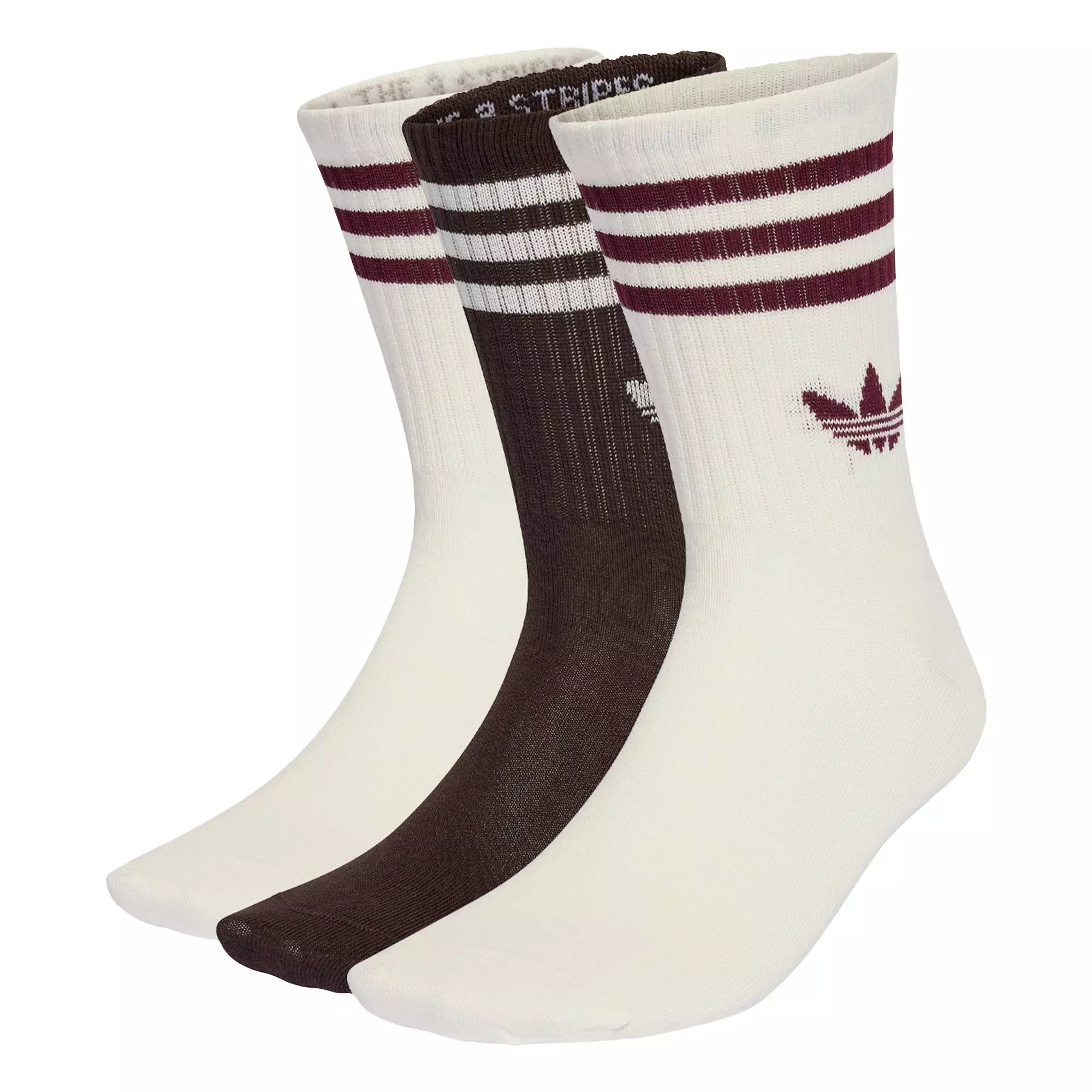 3-Stripes Crew Socks 3 Pairs