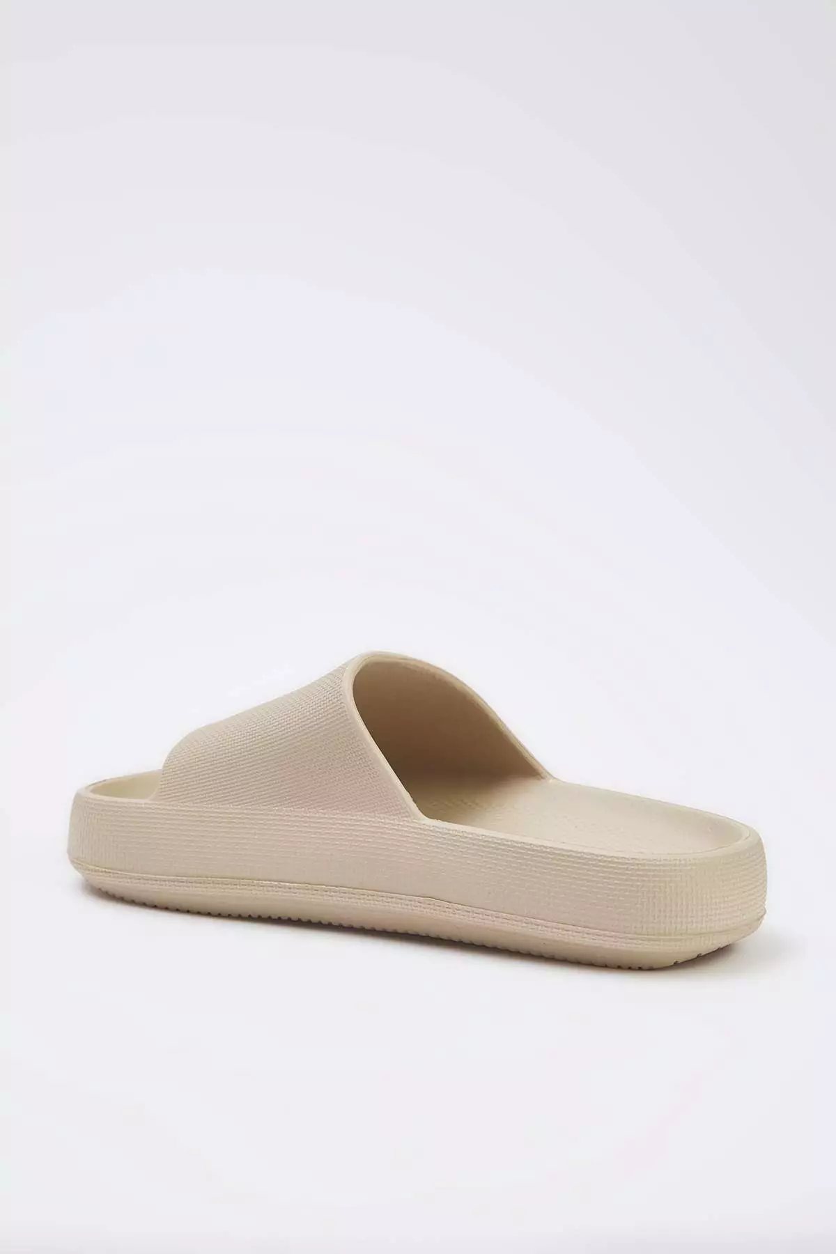 Beige Flat Light Sole Men's Slippers Takss25Te00028