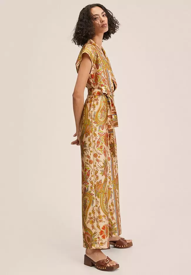 Paisley Print Jumpsuit