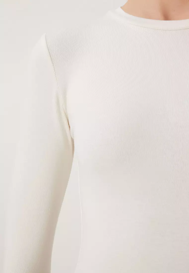 Crew Neck Long Sleeves Top 2-Pack