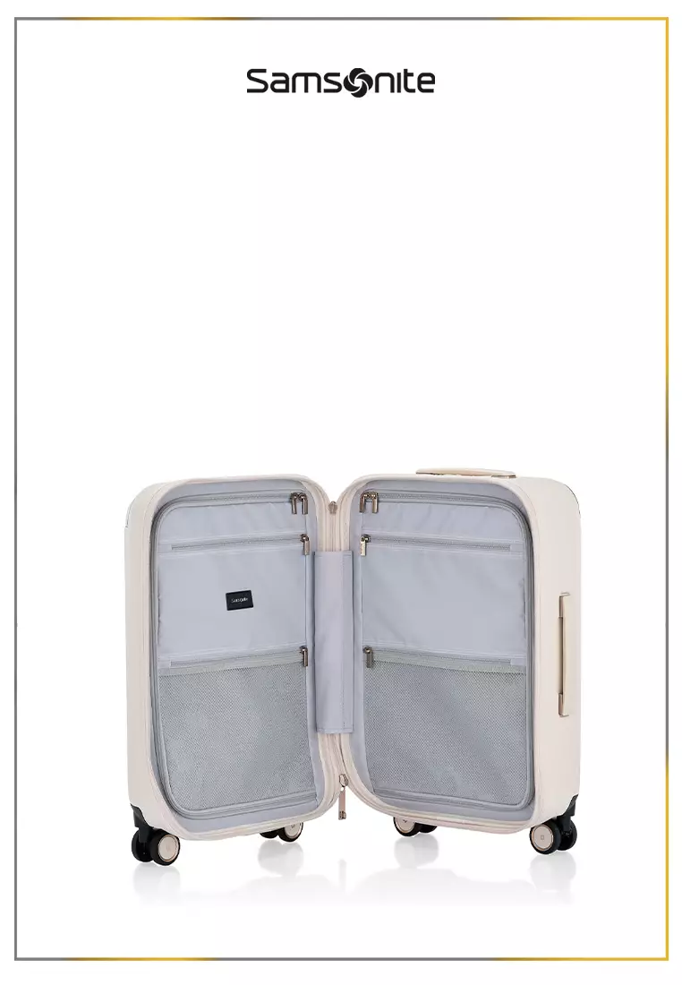 Samsonite Koper Zenpod Spinner Cabin Ivory + Mobile Solution Eco Deluxe BPV2 Antm Black