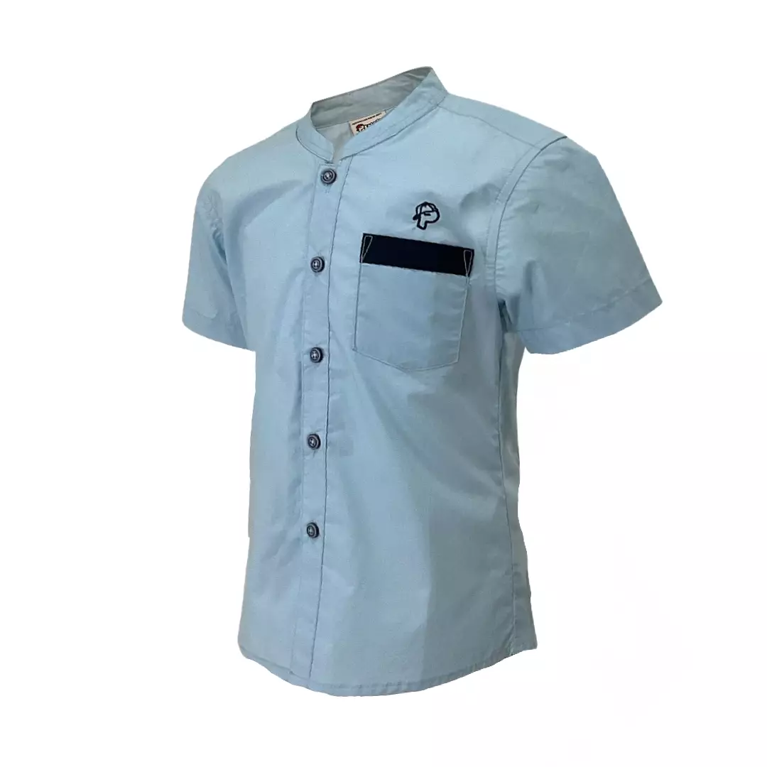 Pingu Koko Anak Laki Laki Shanghai Polos Pendek Biru Muda D91701535D