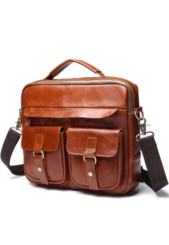 Buy Twenty Eight Shoes  Vintage Leather Business Briefcase 