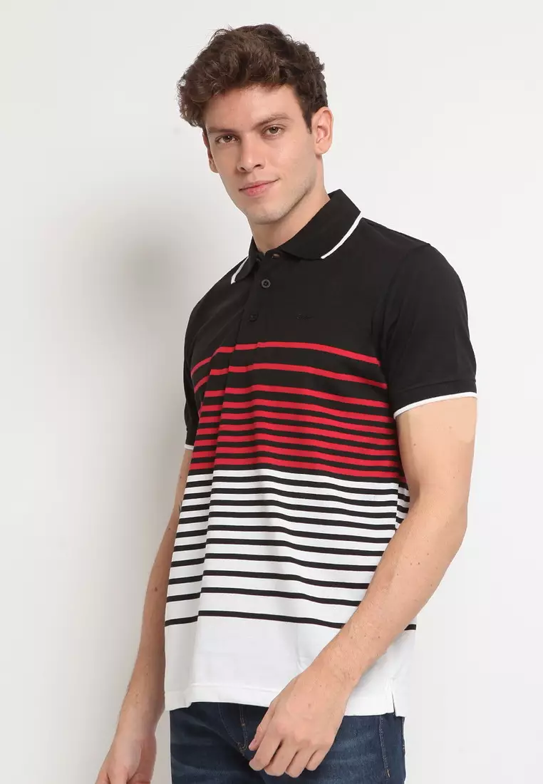 POLICE Polo Shirt Krah Salur Pria 207650031
