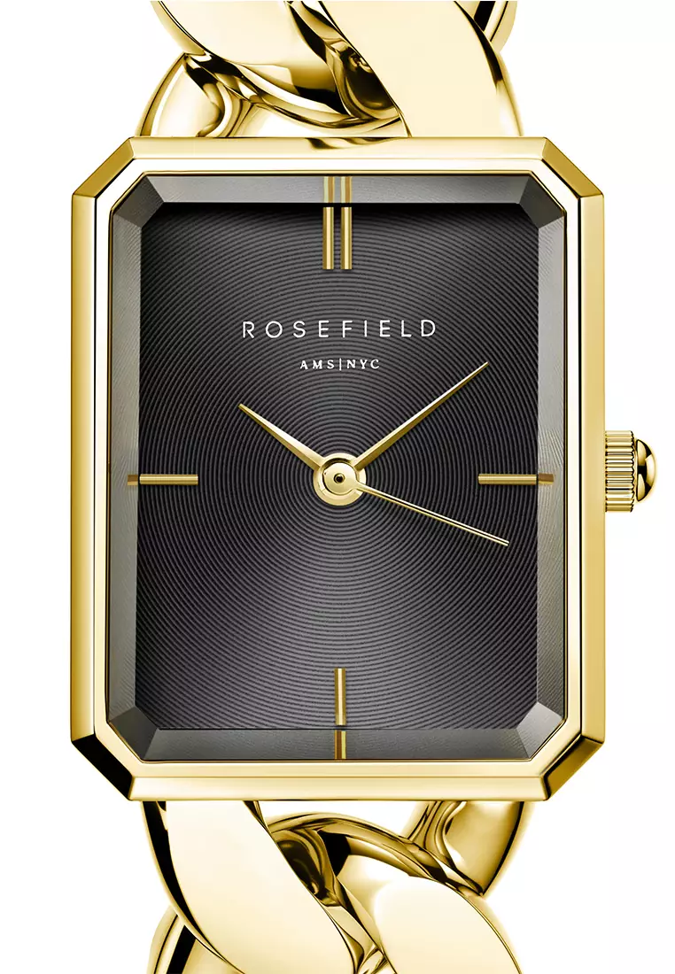 Buy Rosefield The Octagon XS Chain Watch Studio Edition Black Gold 2024 Online ZALORA Singapore