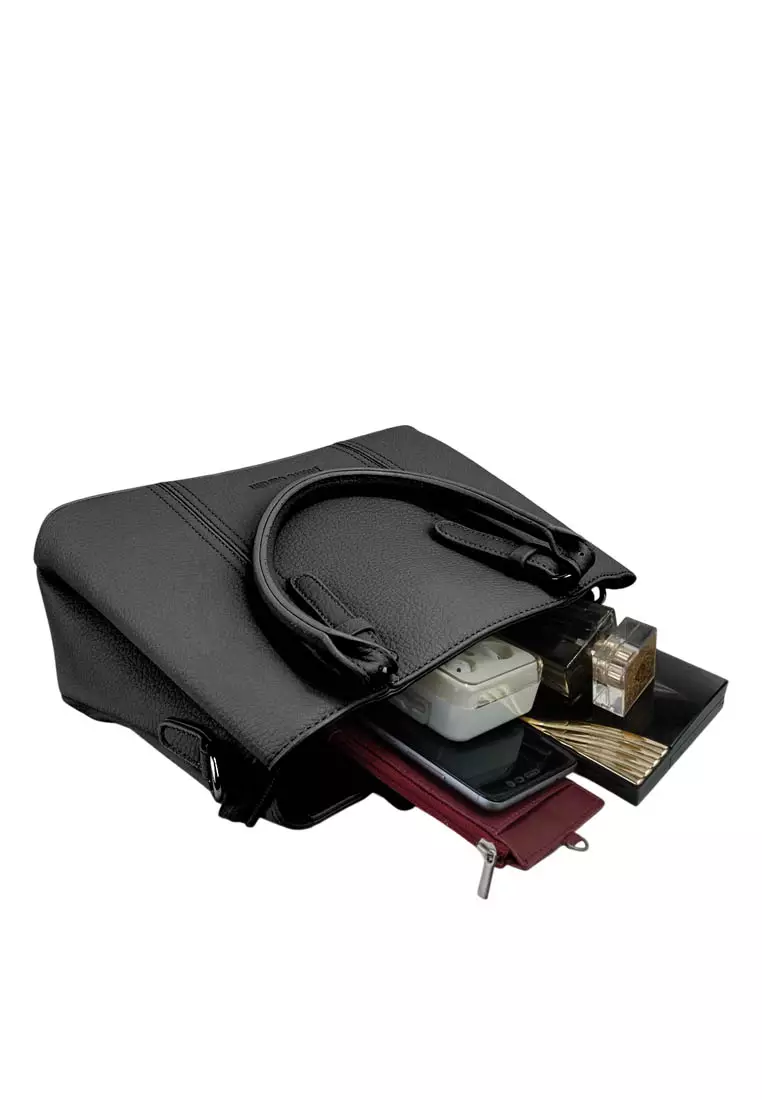 Pierre Cardin Tas Hand Bag Wanita Black 9121531501BLA
