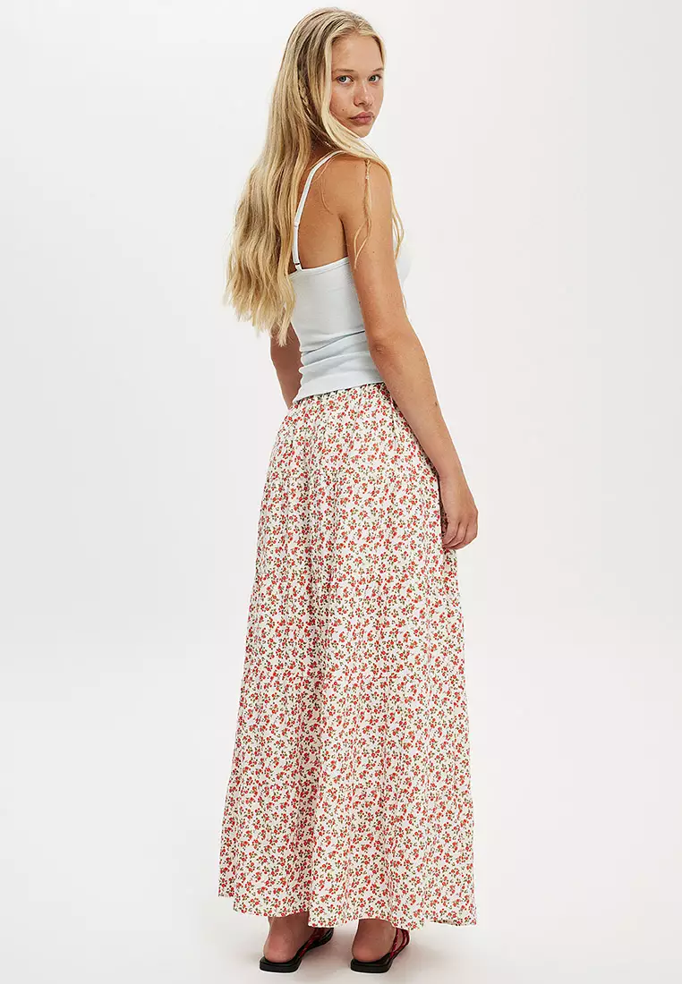 Haven Multi Tiered Maxi Skirt