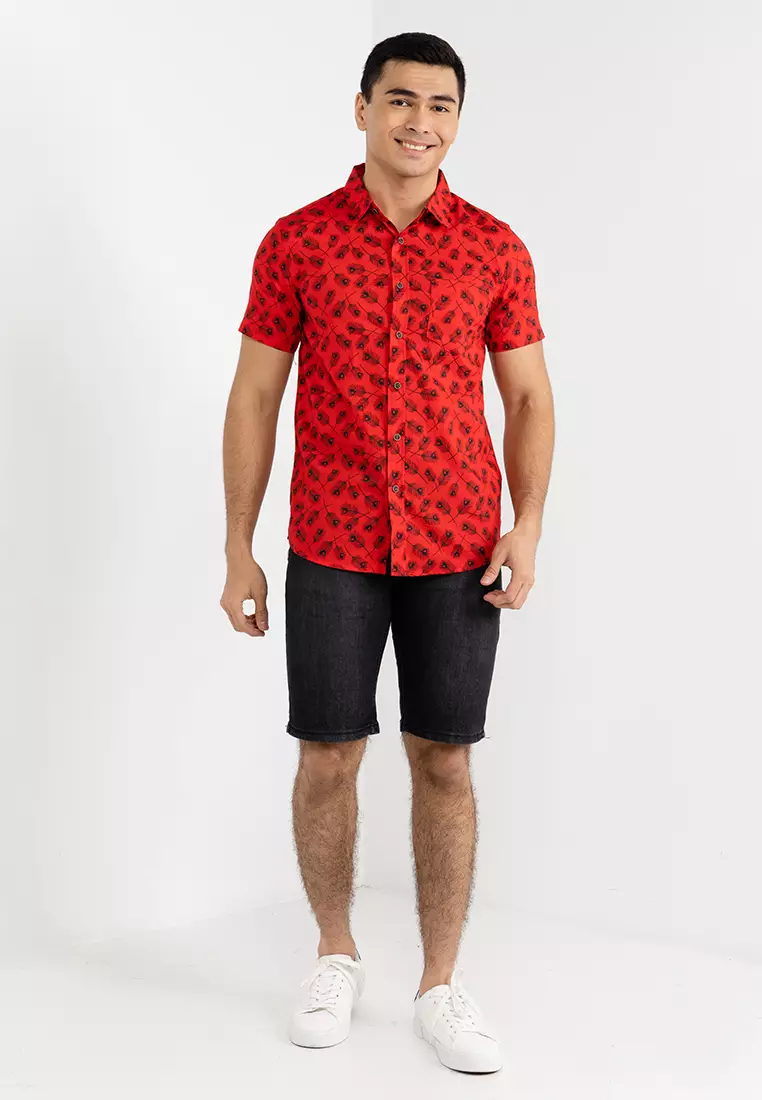 Red shirt new arrivals and shorts