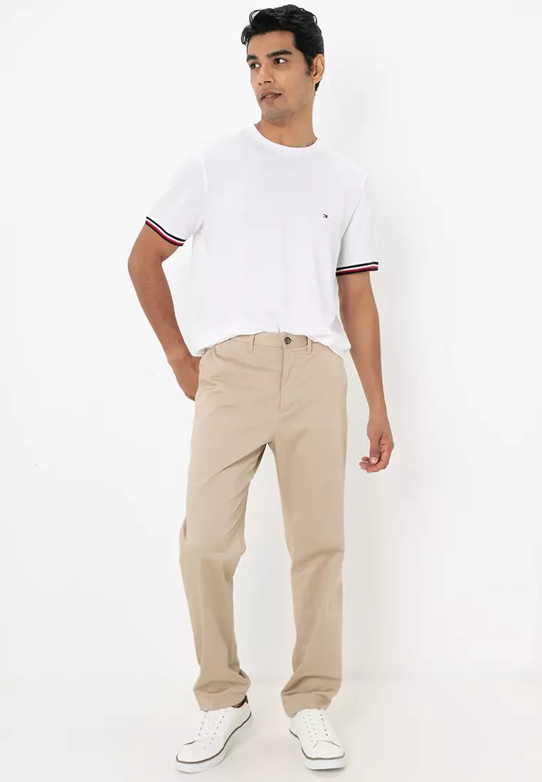 Global Stripe Cuff Tee - Tommy Mainline