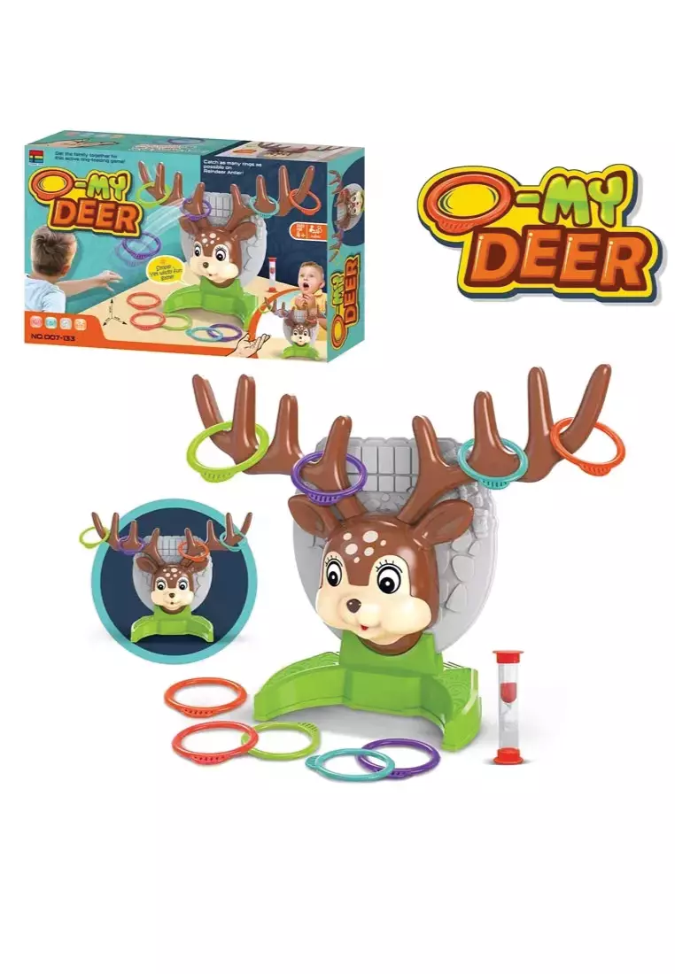 Buy Blackbox Oh-My-Deer Ring Toss Game Deer Hoop Game Colorful Animal Hoop  Game Ring Toy for Kids Online | ZALORA Malaysia