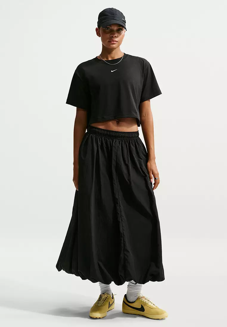 Sportswear Loose Short-Sleeve Cropped T-Shirt