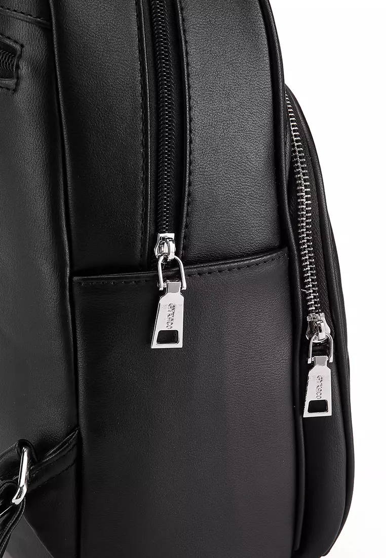 GYKACO LEIKA Black - Tas Ransel Wanita - Fashion Backpack (IMPORT)
