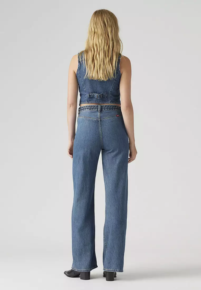 Levi's® Women's Ribcage Wide-Leg Braided Jeans (001US-0000)
