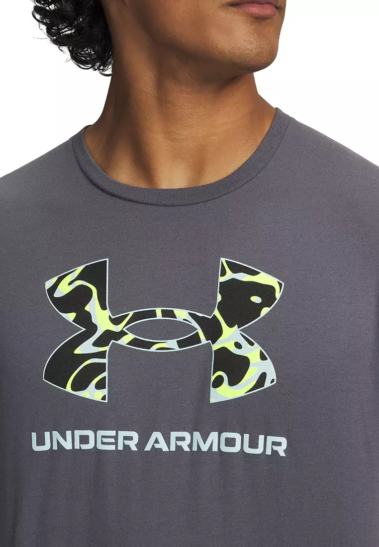 大商標印花短袖T恤