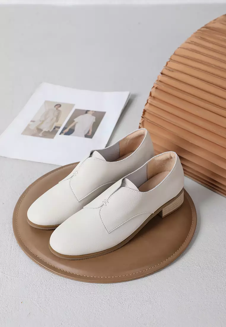 Round Toe Leather Boat Shoes TH118-26